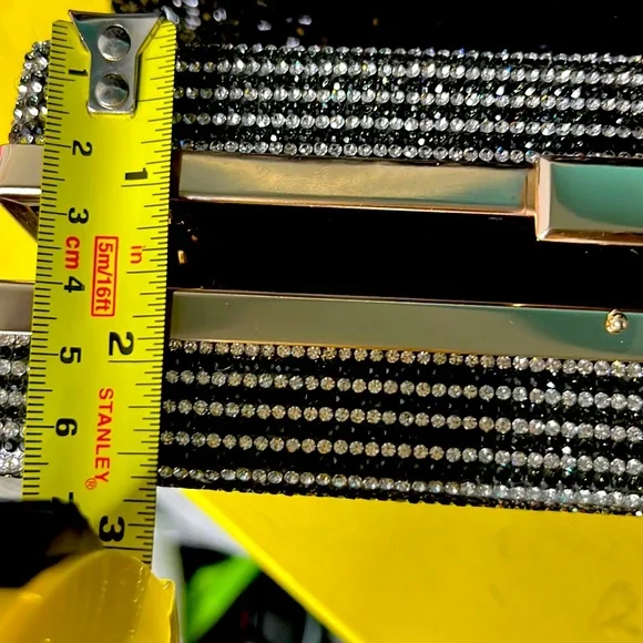 80’s Rock Multicolored Rhinestone Clutch Purse - Picture 6 of 15